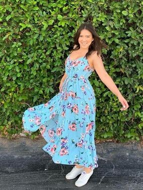 XHILARATION Floral Maxi Dress